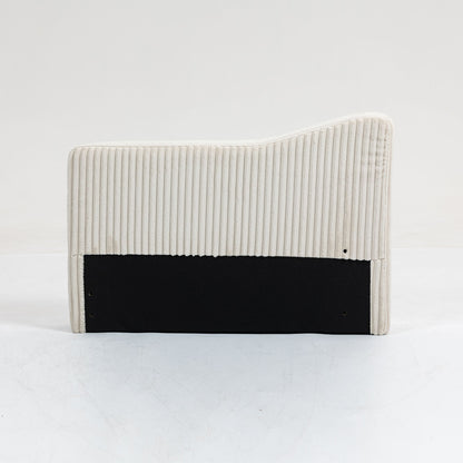 Modular Sofa Single Armrest Backrest Module For Modular Sectional Sofa Couch Side Armrest - Beige