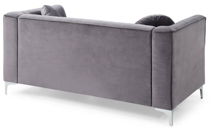 Delray - Loveseat - Gray