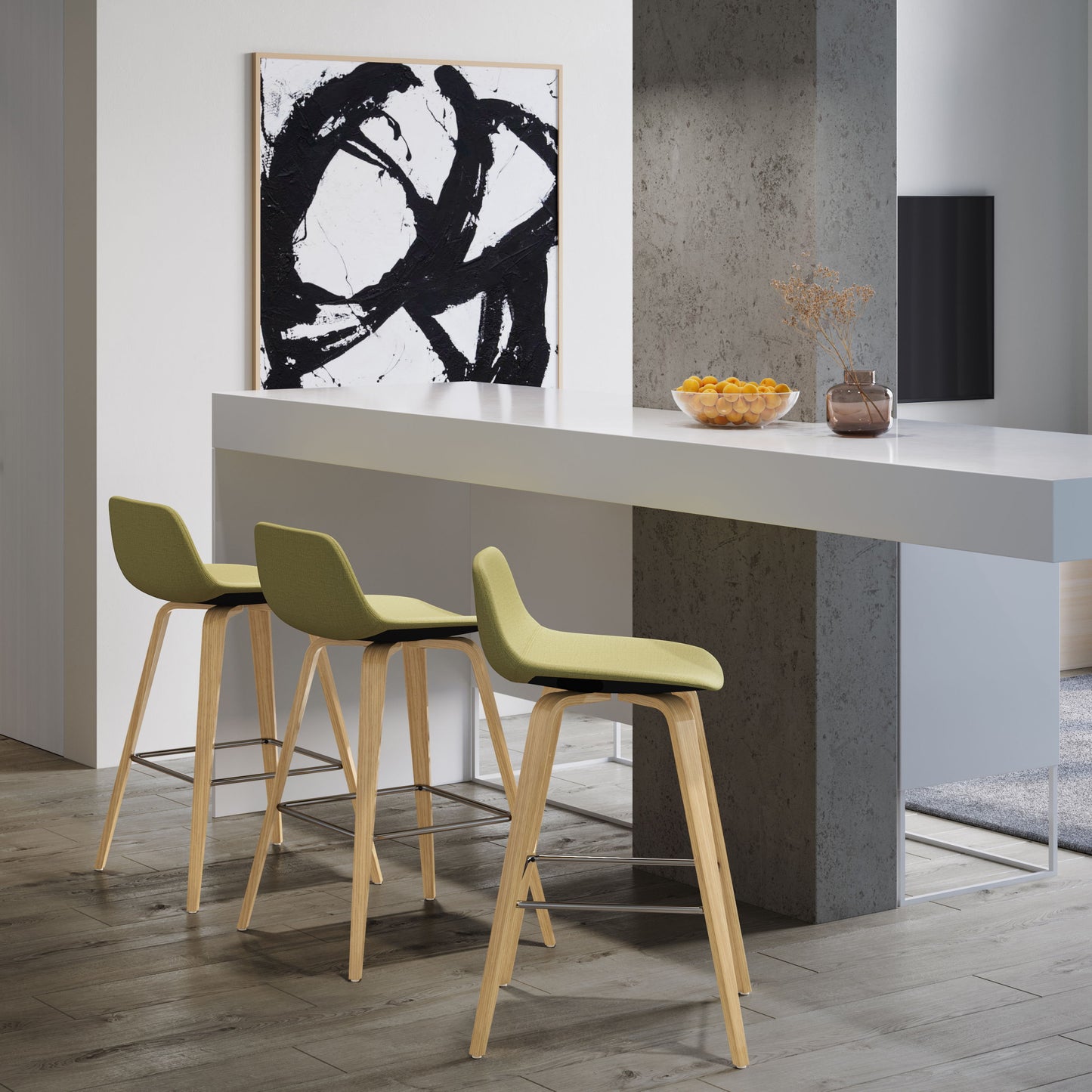 Randolph - Bentwood Counter / Bar Height Stool (Set of 2) - Green