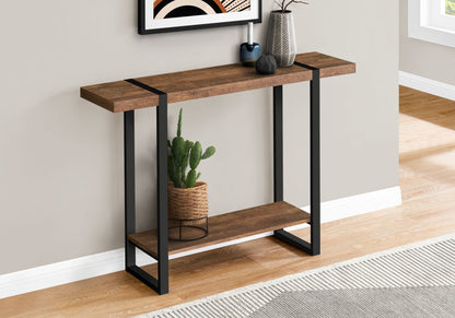 Accent Console Table For Entryway, Contemporary & Modern - Brown