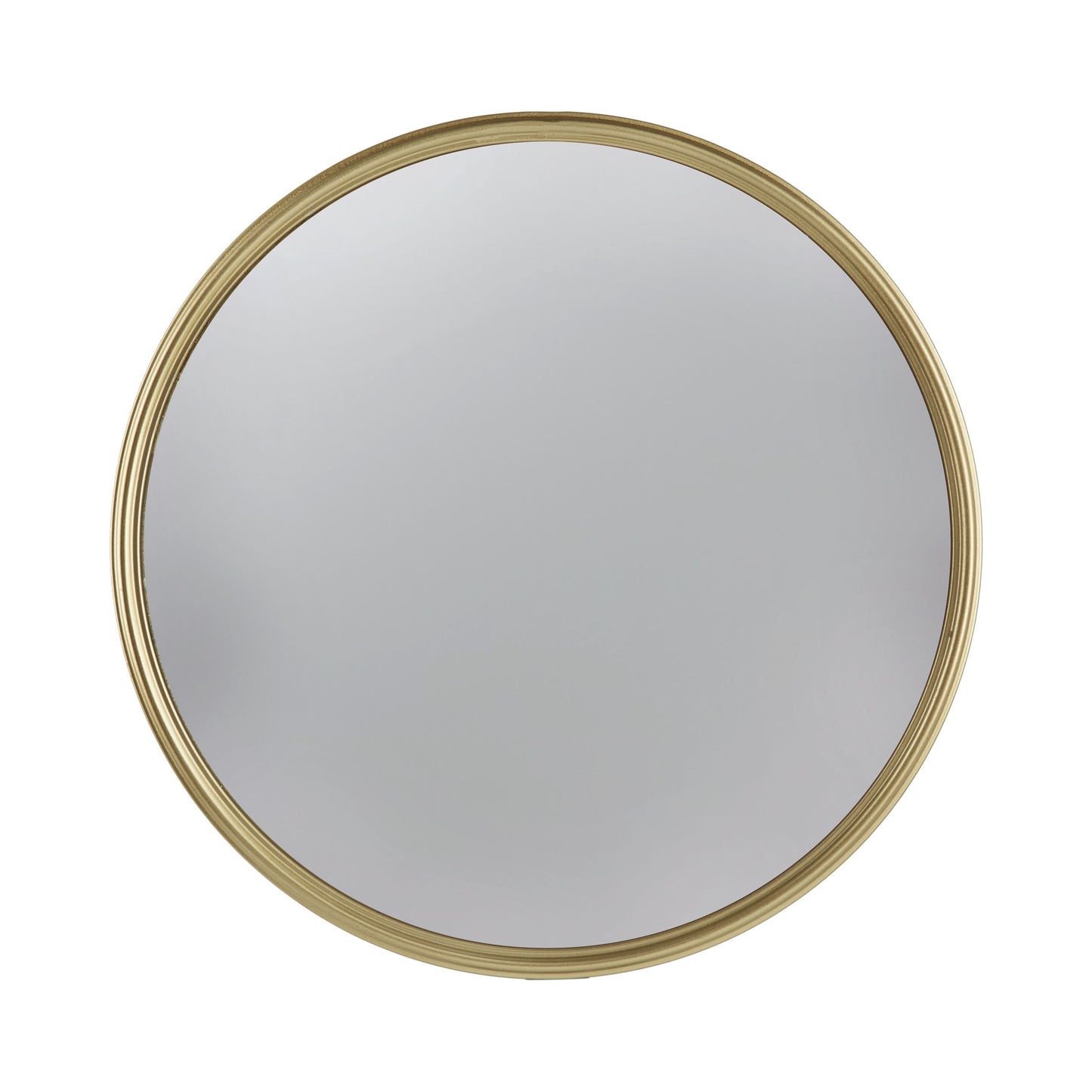 Round Mirror, Circle Mirror With Iron Frame For Living Room Bedroom Vanity, Entryway, Hallway - Gold