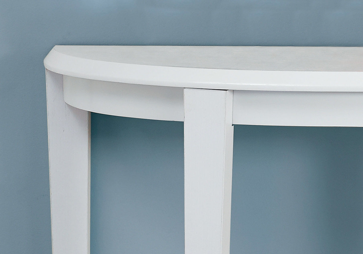 Accent Console Table For Entryway, Contemporary Modern - White
