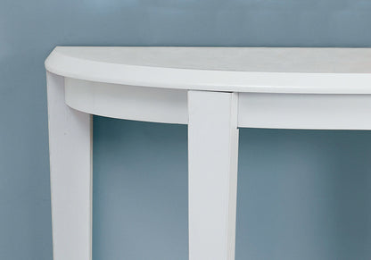 Accent Console Table For Entryway, Contemporary Modern - White