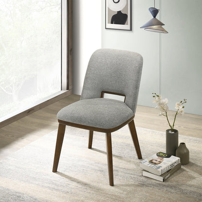 Blake - Dining Chair (Set of 2) - Brown / Light Gray
