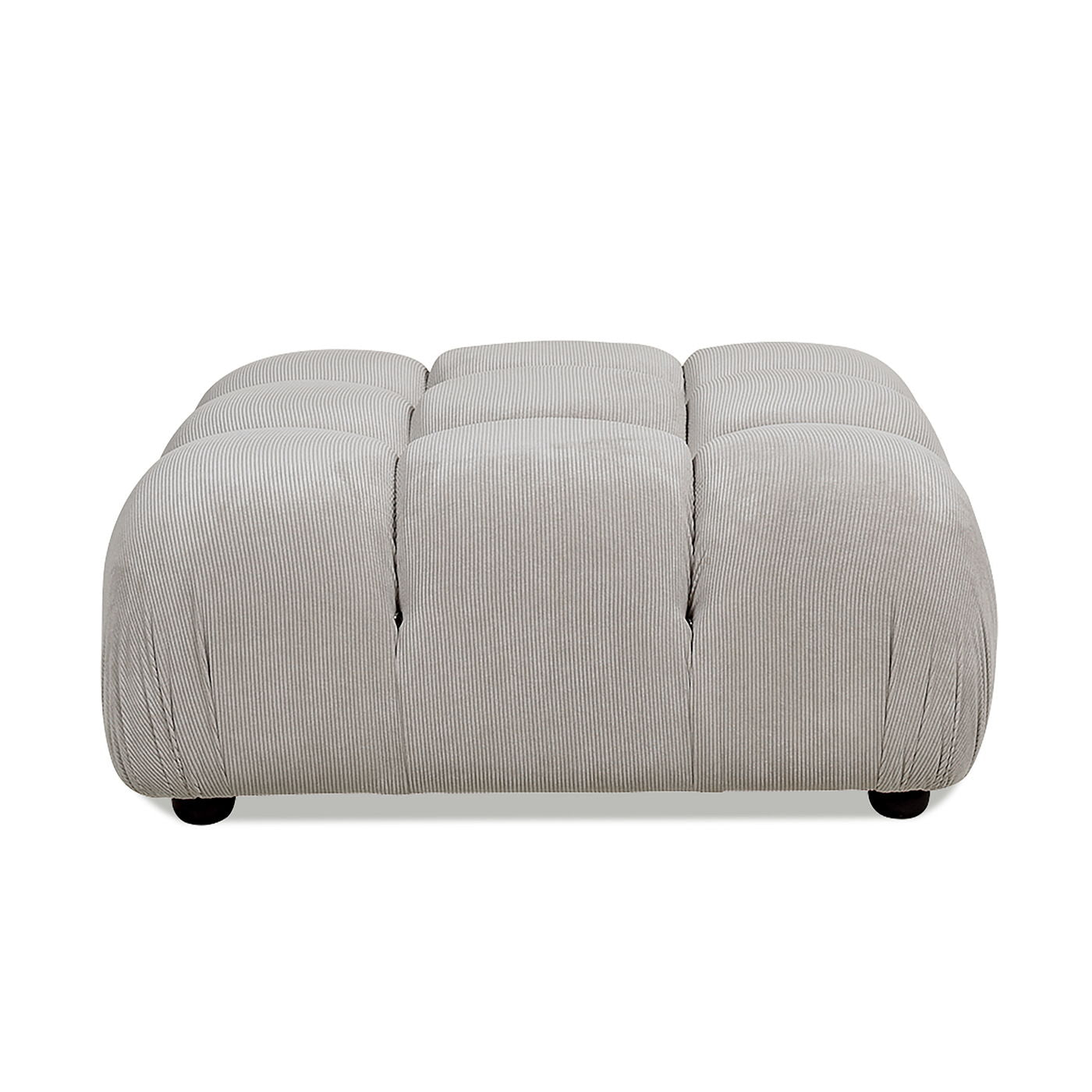 Marcel - Bubble Modular Modern Cocktail Ottoman - Pebble Gray