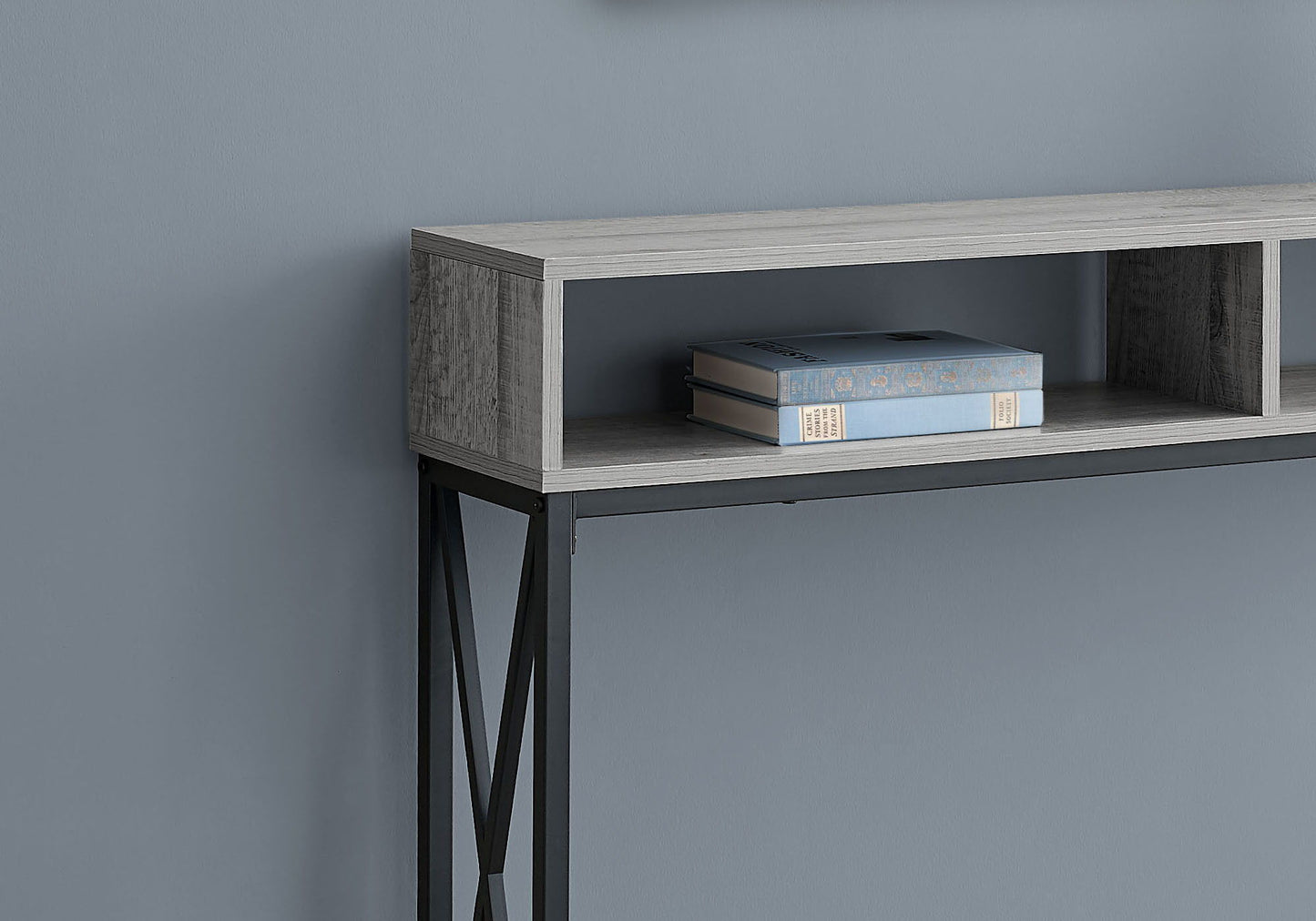 Accent Console Table For Entryway, Modern - Gray