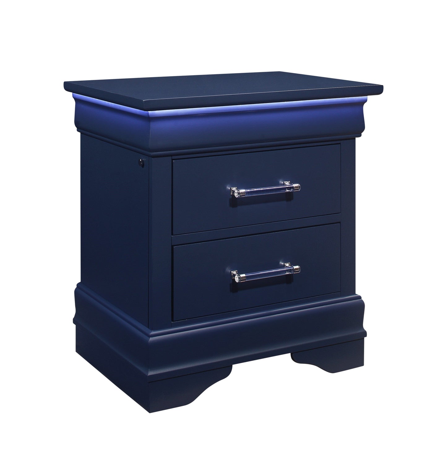 Charlston - Nightstand With LED - Blue