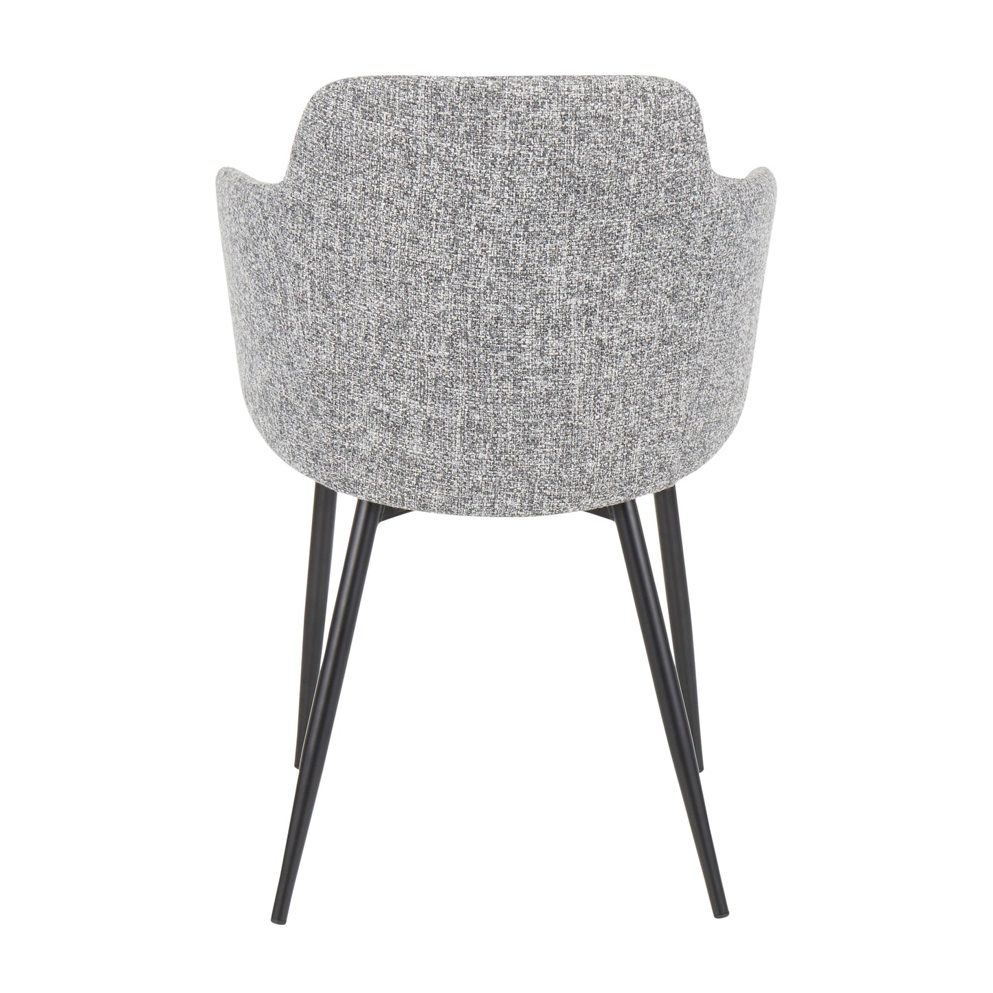 Boyne - Contemporary Chair (Set of 2) - Black / Dark Gray