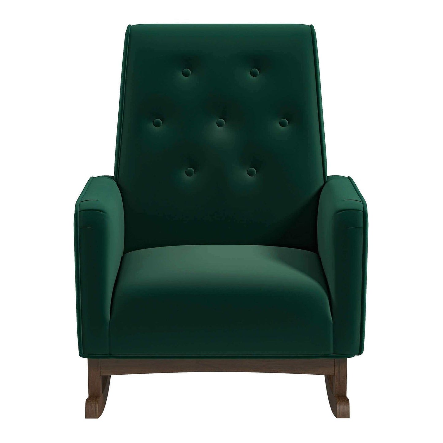 Demetrius - Solid Wood Rocking Chair - Green