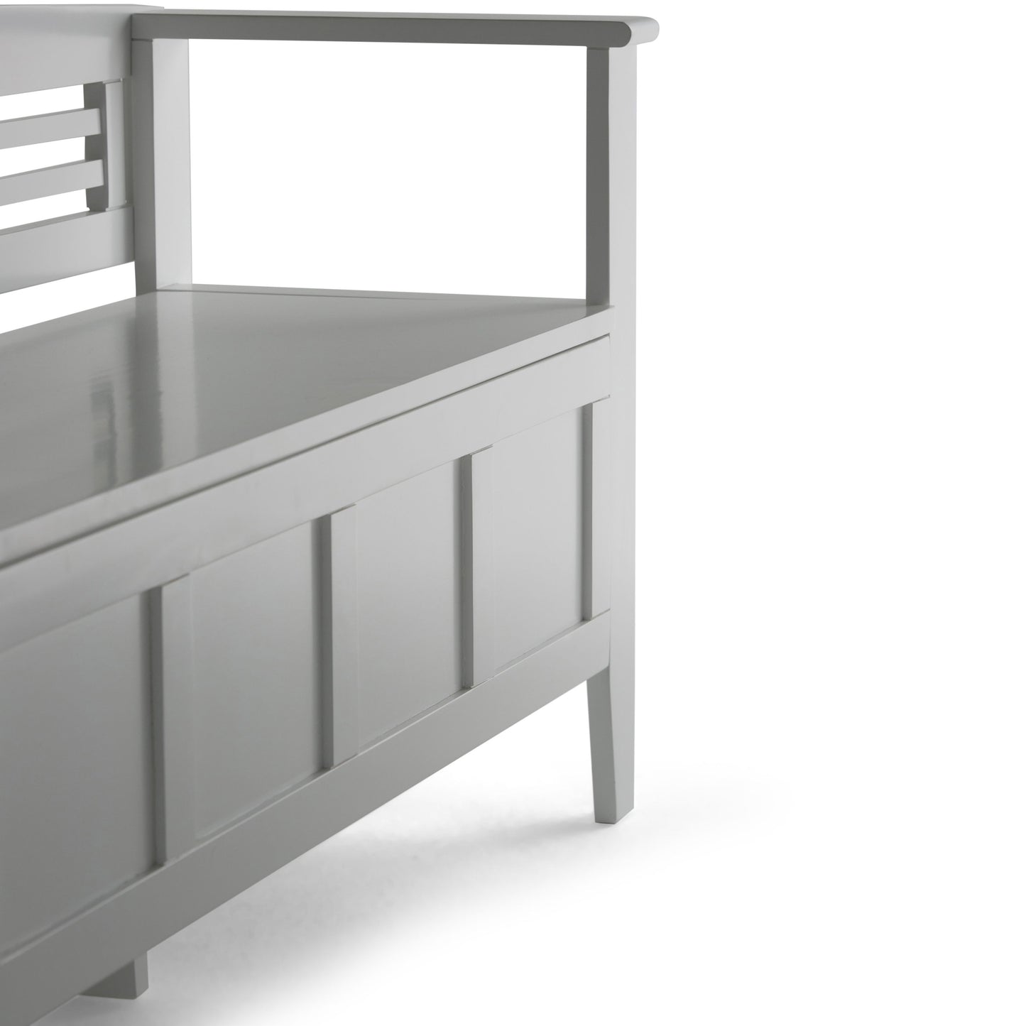 Adams - Entryway Storage Bench - White