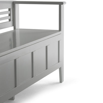 Adams - Entryway Storage Bench - White