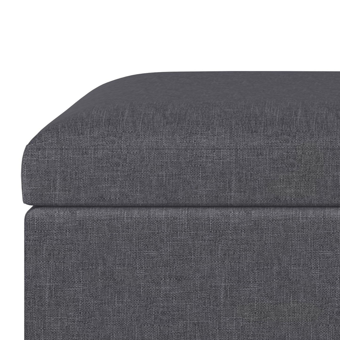 Owen - Coffee Table Storage Ottoman - Slate Gray