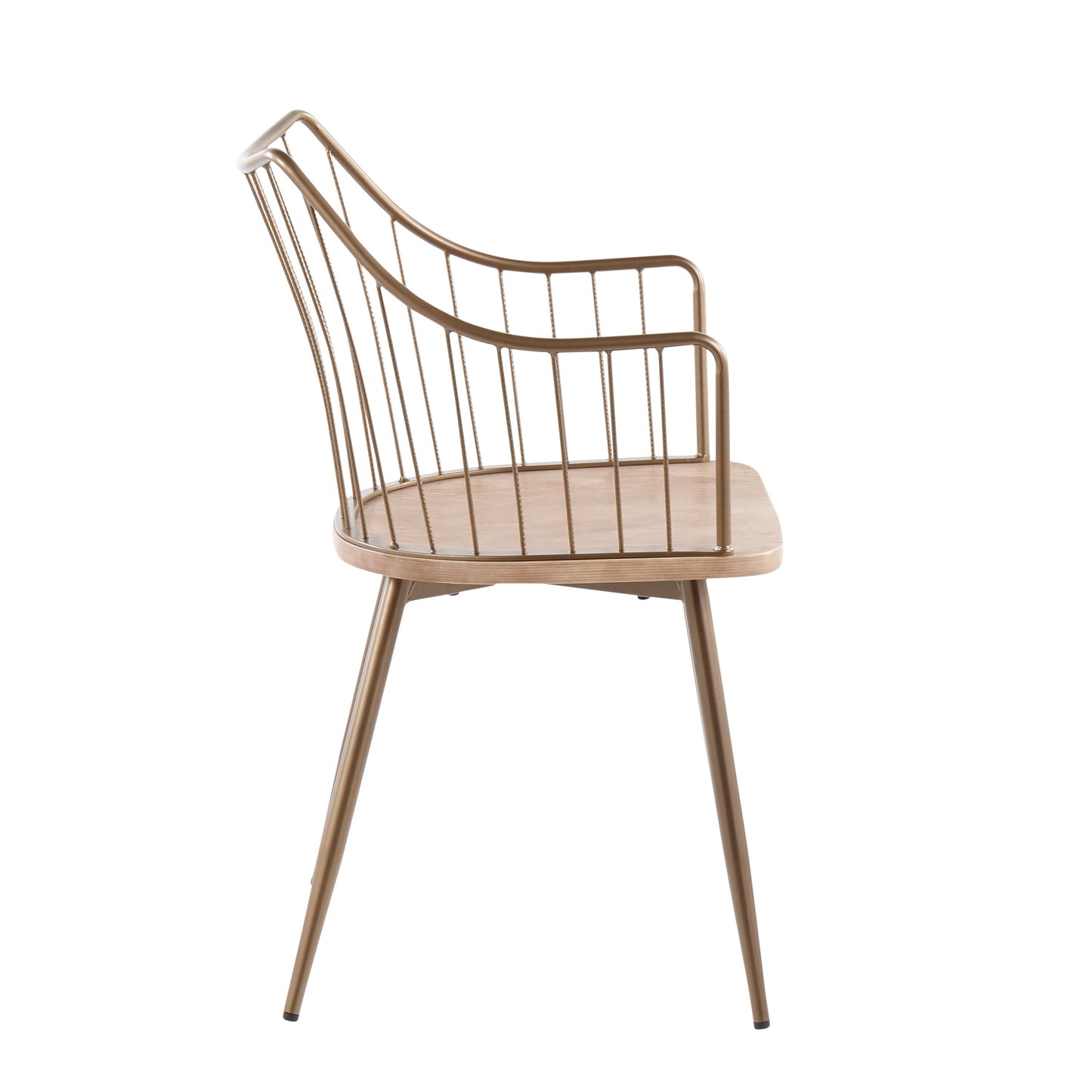 Winston - Farmhouse Chair - Antique Copper / White Washed