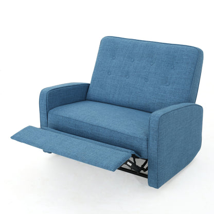 Wide Manual Standard Recliner - Blue