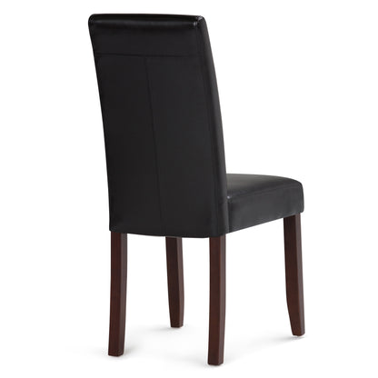 Acadian - Parson Dining Chair (Set of 2) - Midnight Black