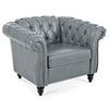 1 Seater Sofa For Living Room - Gray