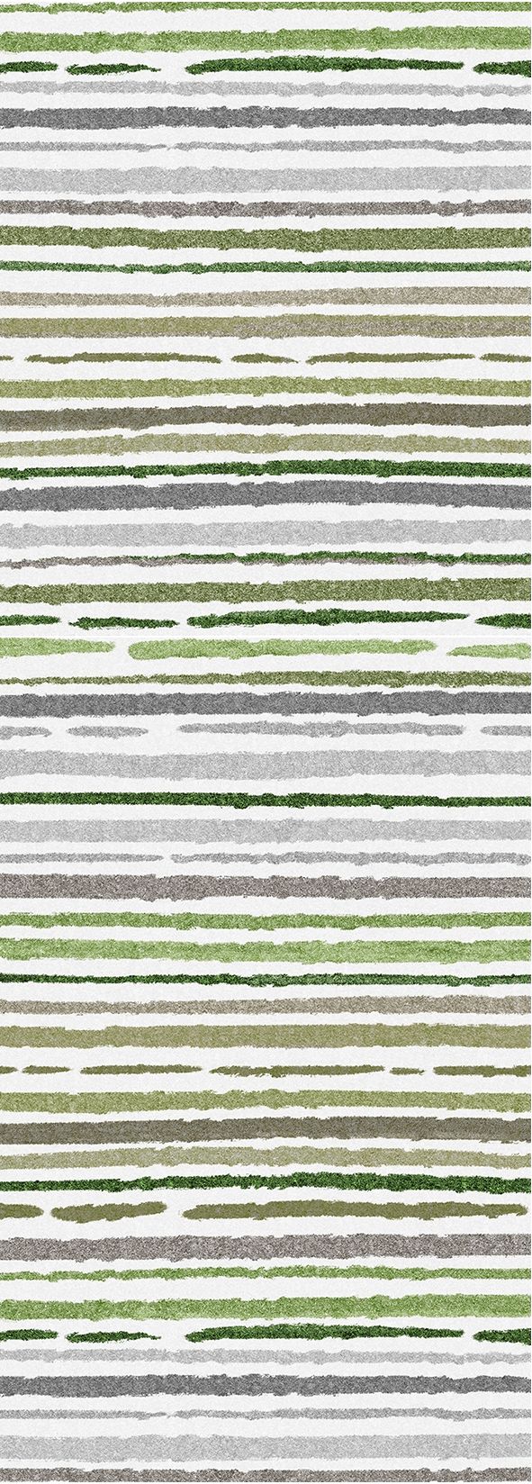 Sphinx - Indoor & Outdoor Washable Non - Slip Runner Rug - Beige Multi / Green Multi