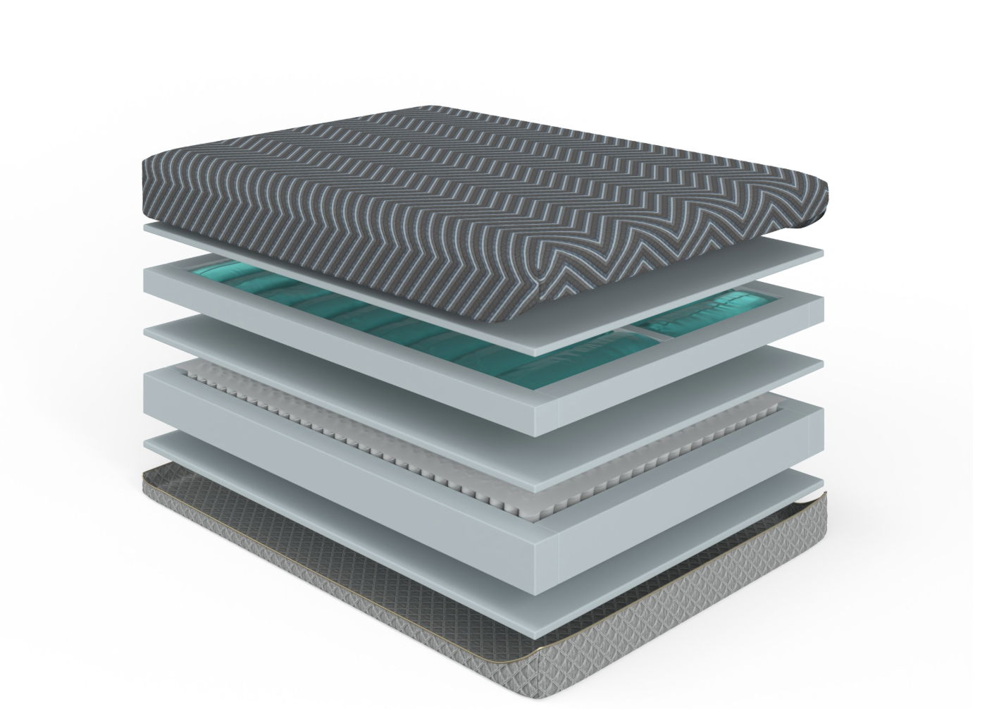 Bed Mattress Twin Long - Black