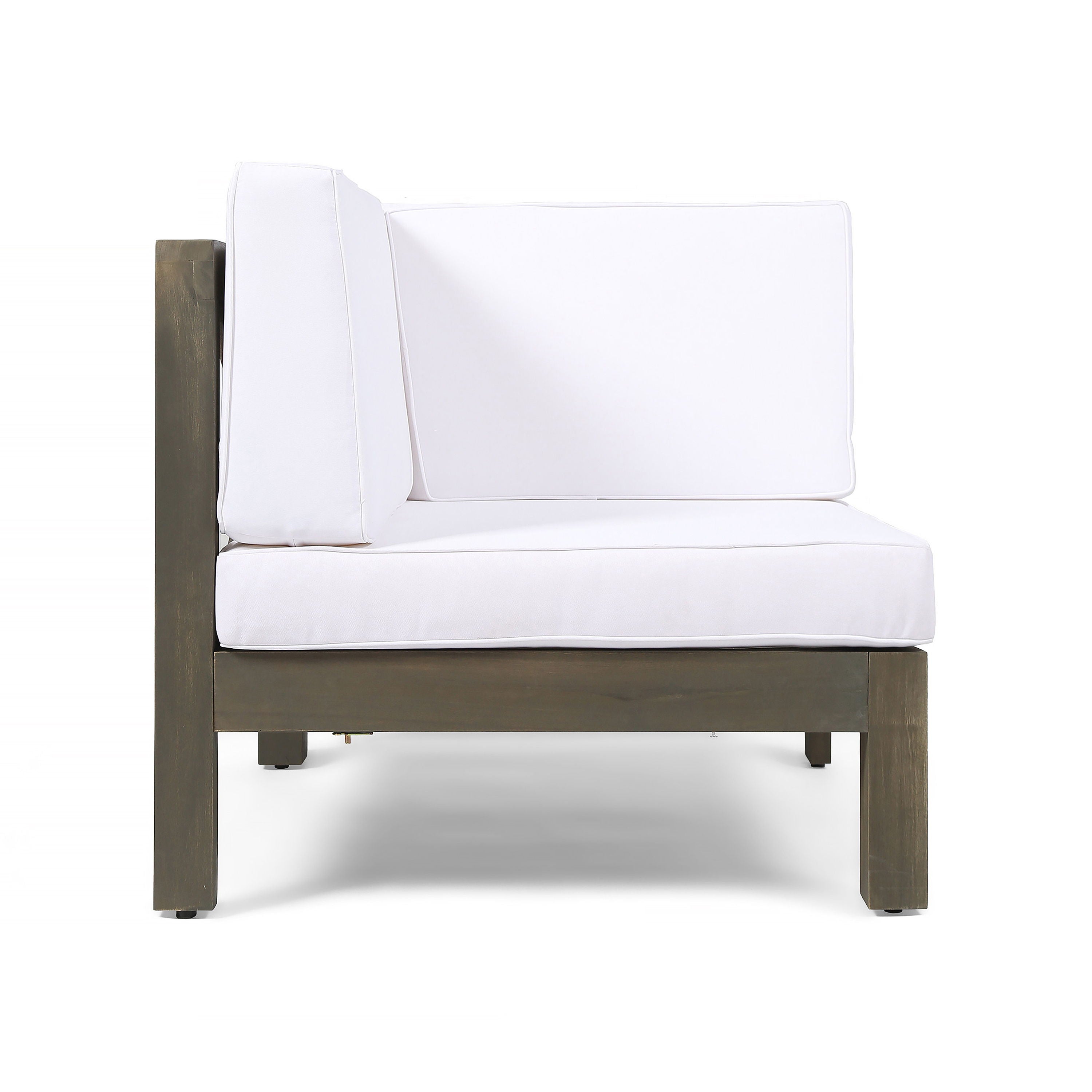 Oana - Left Arm Chair - White