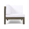 Oana - Left Arm Chair - White