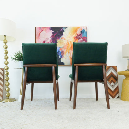 Monza - Dining Chair (Set of 2) - Dark Green
