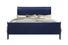 Charlston - King Bed With LED - Blue