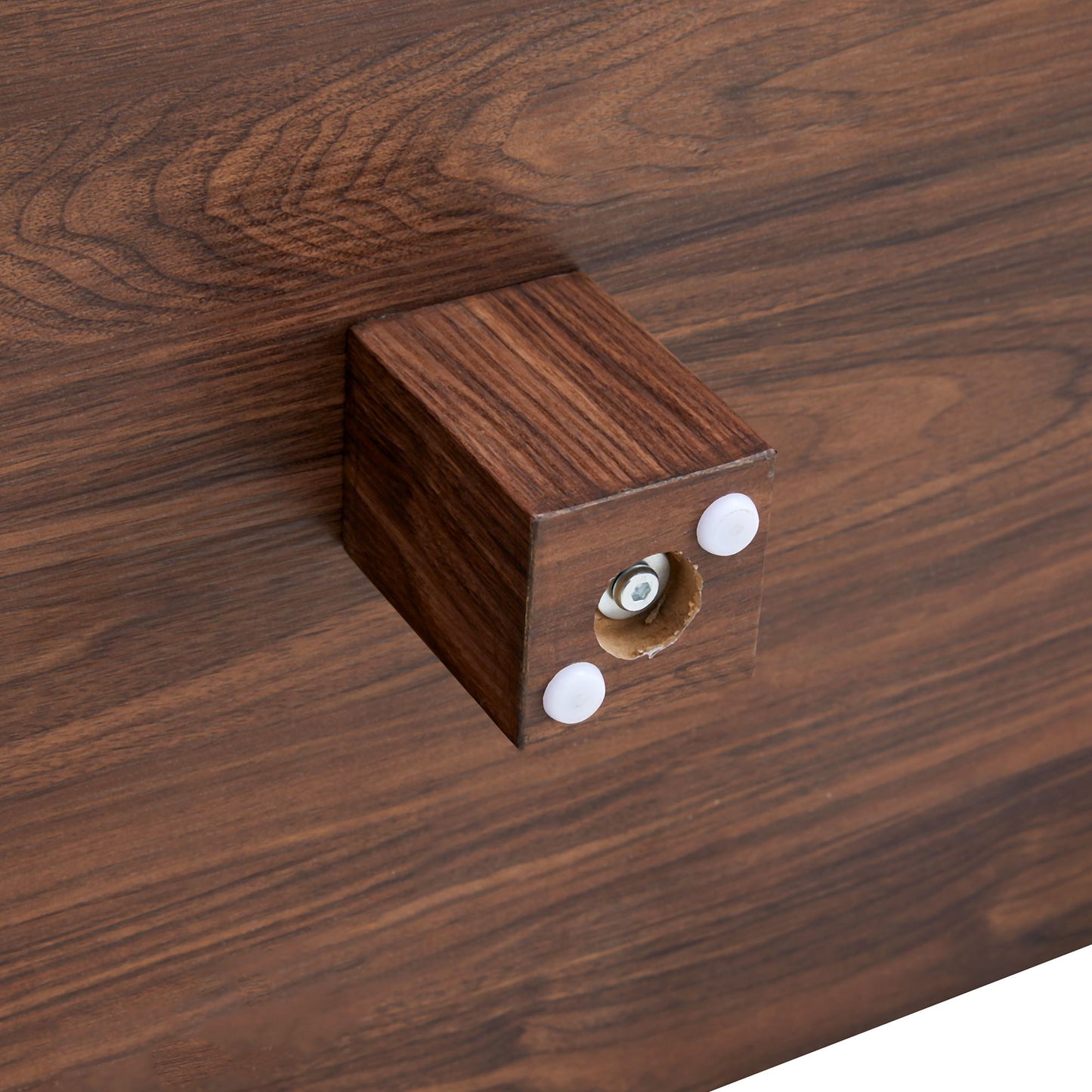 Modern Minimalist Rectangular Coffee Table Measuring Embodies The Simple Charm Of Mid Century Aesthetics, Adding A Touch Of Elegance To Your Living Room - Walnut