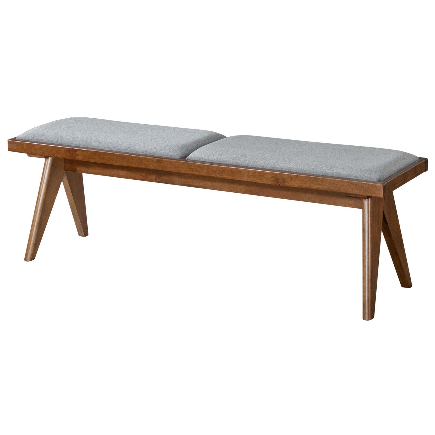 Keira - Bench - Brown / Light Gray