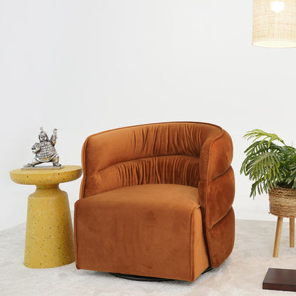 Walden - Swivel Chair - Burnt Orange