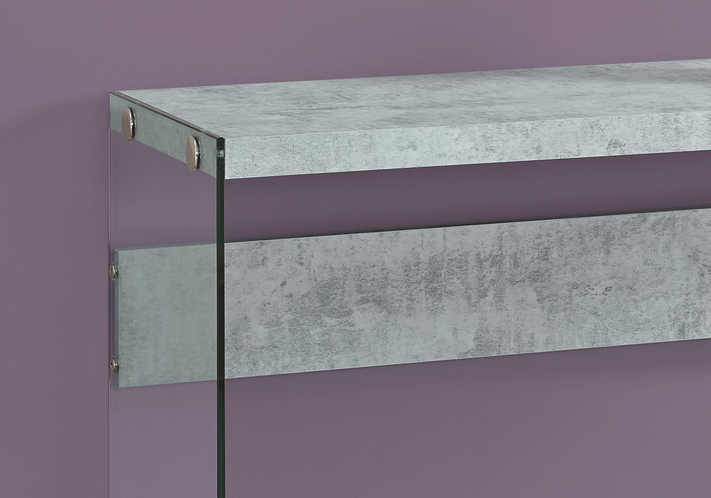 Accent Console Table For Entryway, Contemporary - Gray