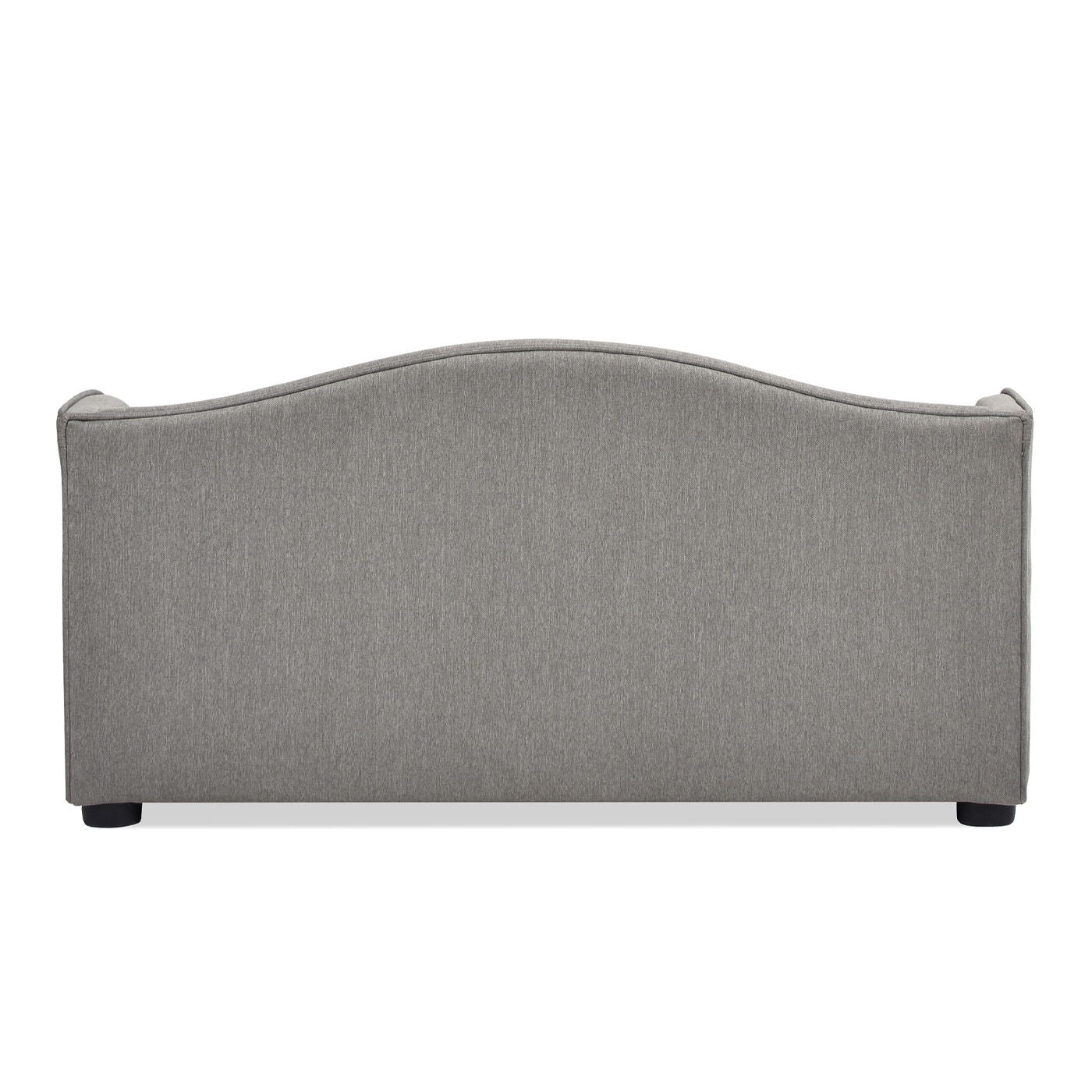 Robin - Tufted Wingback Pet Sofa Bed, Medium, Uptown Resistant High - Gray Stain