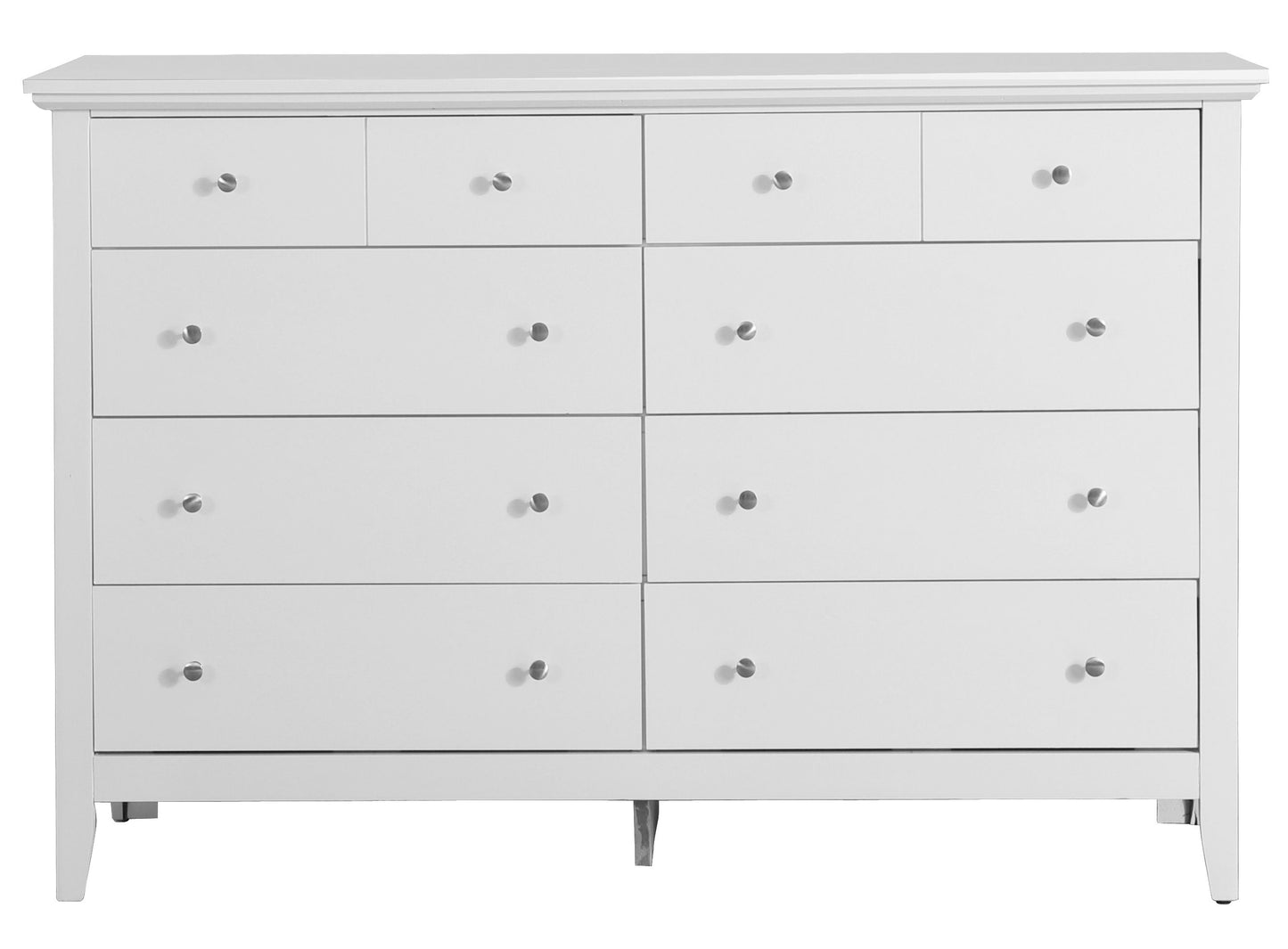 Elegant Casual Dresser - White