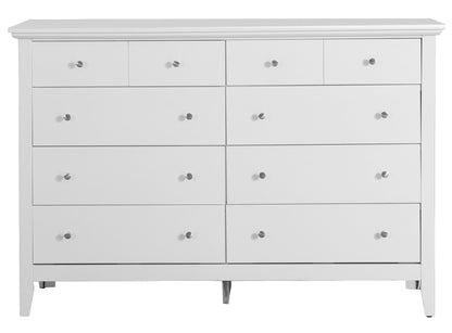 Elegant Casual Dresser - White