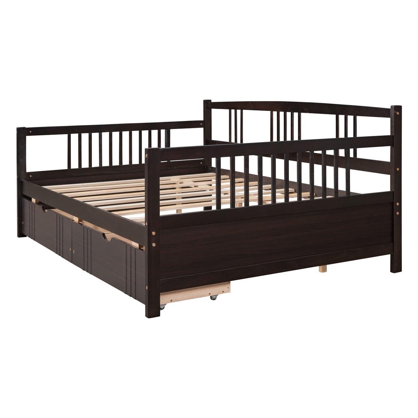 Full Size DayBed With 2 Drawers - Espresso