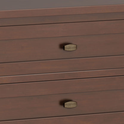 Warm Shaker - Bedside Table - Russet Brown
