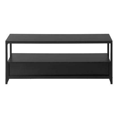 TV Stand Console Media Entertainment Center Storage Drawers For Living Room - Black