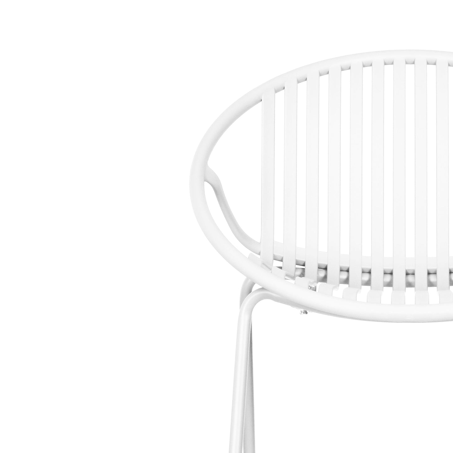 Modern Expandable Outdoor Dining Set With Stackable Chairs - White / Teak