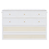 Queen Murphy Elegant Bed With Large Drawers - White