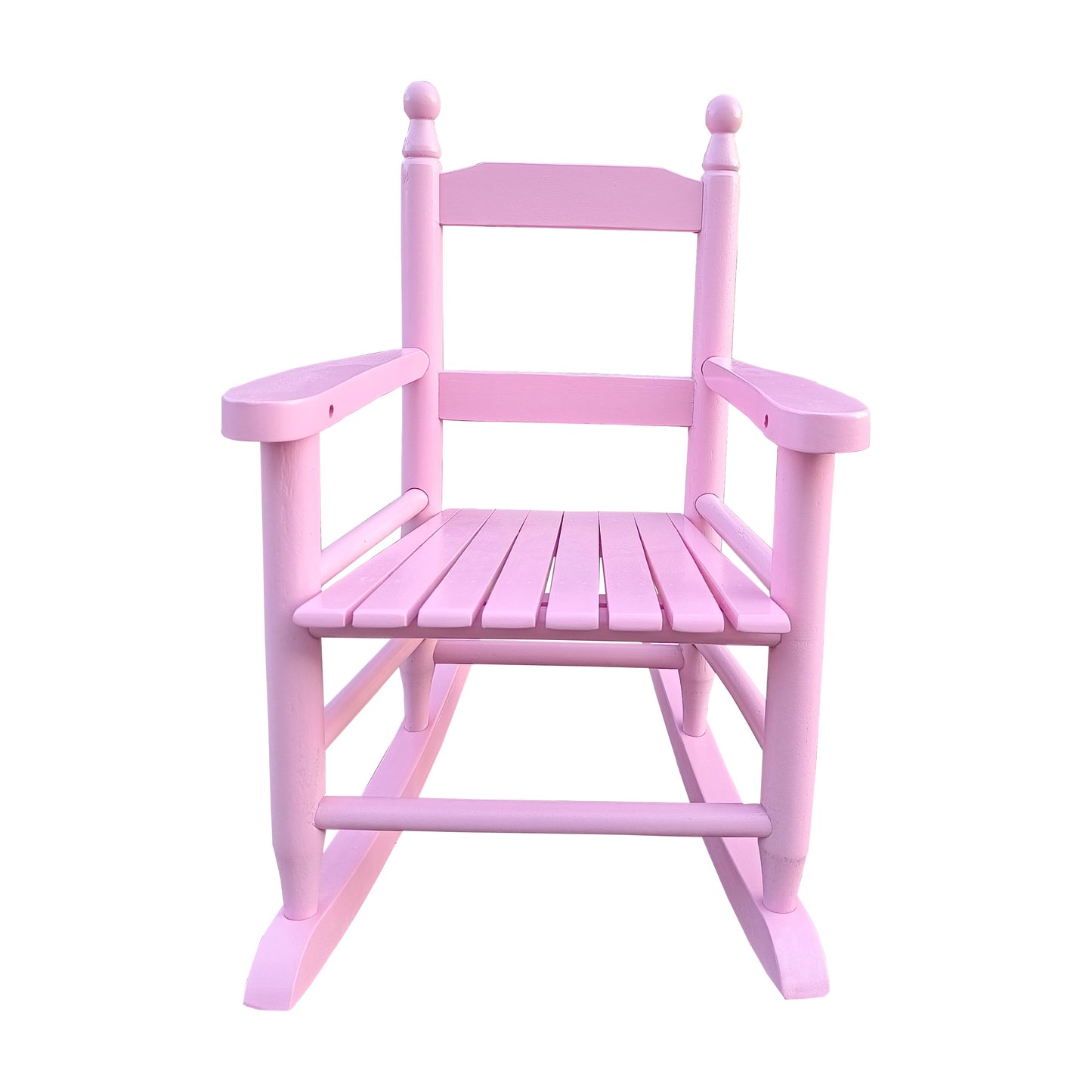 Children's Rocking Chair Indoor Or Outdoor, Suitable For Kids, Durable - Light Pink