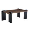 Walnut Colored Coffee Table, Suitable For Modern Minimalist Living Rooms - Walnut