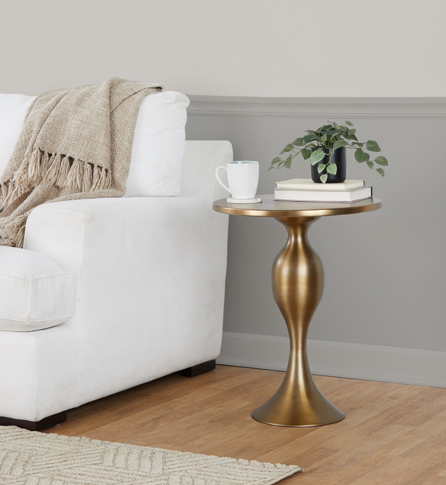Ashland - Contemporary Table - Matte Golden Bronze