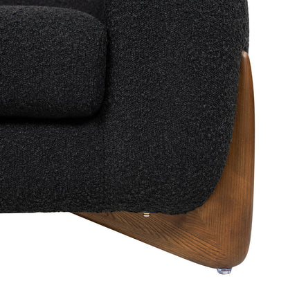 Alpine - Sherpa Arm Chair - Ebony Black