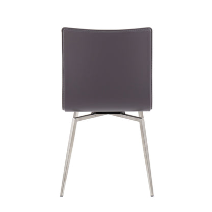 Mason - Contemporary Upholstered Chair (Set of 2) - Gray