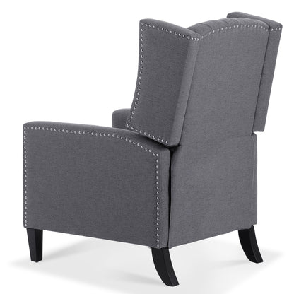 Manual Wing Chair Recliner - Gray