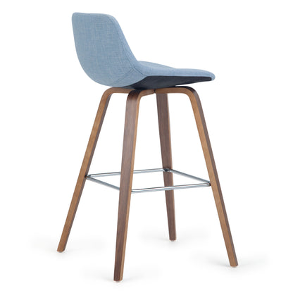 Randolph - Bentwood Counter / Bar Height Stool Upholstered (Set of 2) - Blue