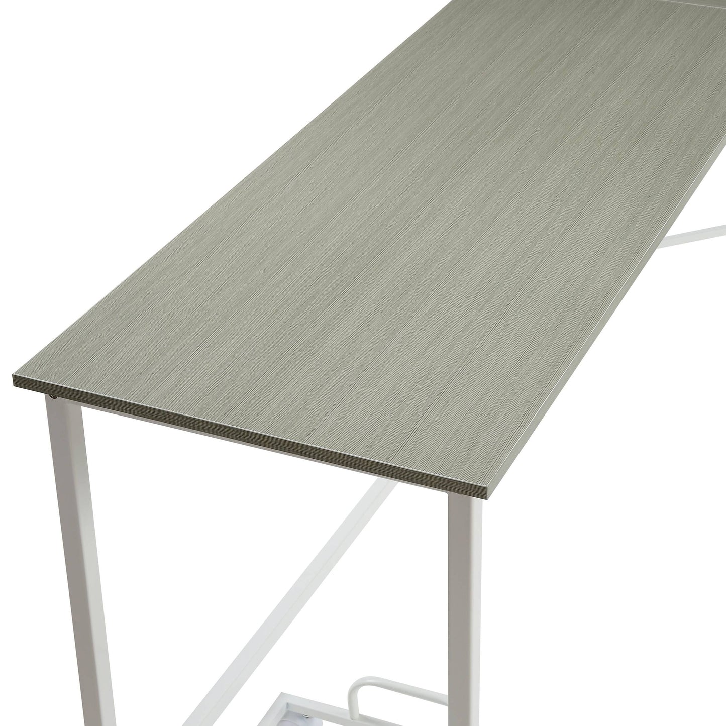 Bambina - Computer Desk - Gray / White