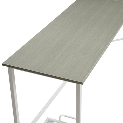 Bambina - Computer Desk - Gray / White