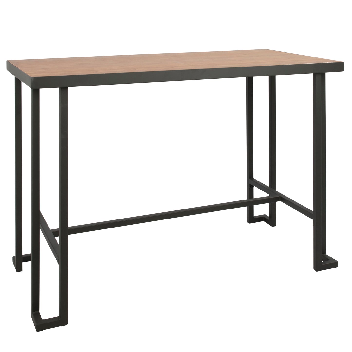 Roman - Industrial Counter Table - Gray / Natural
