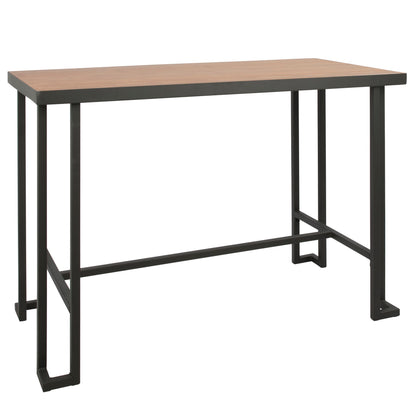 Roman - Industrial Counter Table - Gray / Natural