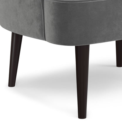 Harrah - Accent Chair - Smoky Gray